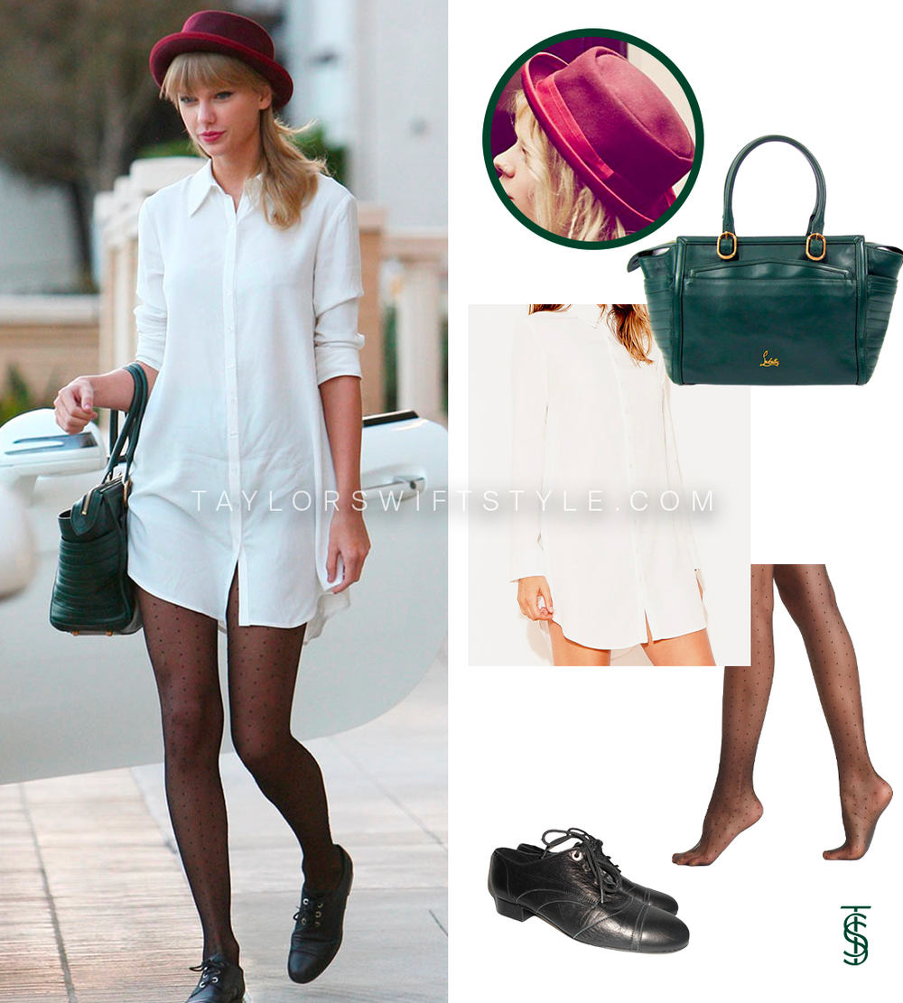 Leather Oxfords — Taylor Swift Style